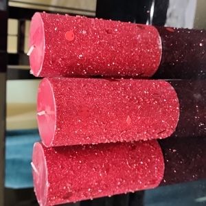 Christmas Ruby Red 3- Piece Candles